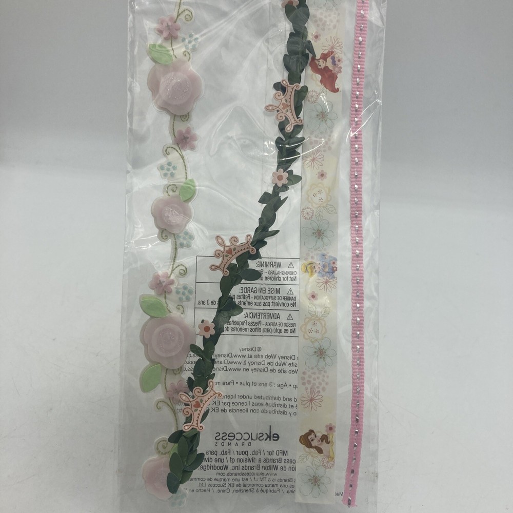 EK Success Disney Princess Stickers Borders Cinderella Belle Ariel Aurora Vine