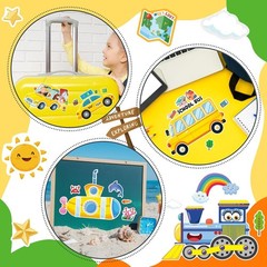 24 Sheets Vehicle Stickers for Kids, Make a Face Sticker, Make Your Own Car, …