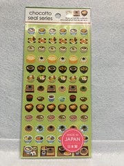 Kawaii Japanese Food Stickers Sushi Onigiri Ramen Cute Sticker Set 6 Japan