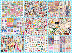 MEGA Sticker Lot GIRLY STUFF All Themes JoJo HALLMARK Kid Squad Girls Boys 1179+