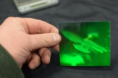 VTG Polaroid 3-D 90’s Holograms Prototypes STAR TREK Enterprise NCC-1701 3×3.5″