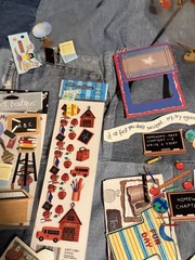 HUGE Bulk Scrapbooking Embellishments, Letters and Stickers Lot 100+ Items