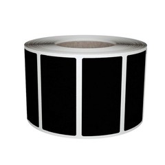 Black Rectangular Write-On Stickers for Organizing, 500-Pack, 1.57″x0.75″