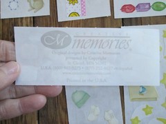 Lot Creative Memories Stickers New Baby Boy Girl Old Fashioned Toys Doll Bear