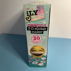 New iLY DIY 3D Sticker Maker Craft Kit with Sprinkles Glitter and Gems