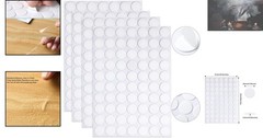 Double-Sided Clear Putty Dots – 280 Removable Stickers for Crafts & Decor