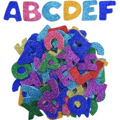 130 Pcs Glitter Foam Letters Stickers for Graduation Caps Self Adhesive Alphabet