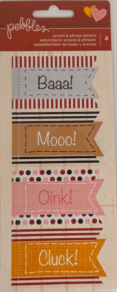 Pebbles Stickers – Pebbles Inc Scrapbook Stickers