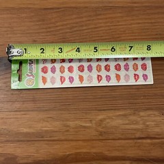 SandyLion Stickers Vintage Micro Prismatic Red Lips 1 Sheet SEALED
