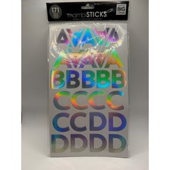 Me & My Big Ideas mambiSTICKS Holographic Alphabet Stickers 171pc STL-316 NEW