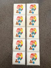 Smurf Smurfette BE HAPPY Stickers Lot of 10 Vintage 1983