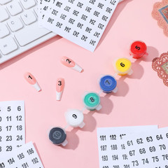 15 Sheets Round Number Stickers 1-300, Small Clear Consecutive Number Labels,…