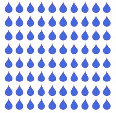 Raindrop Stickers Scrapbooking, Choose Size and Color, Craft Vinyl Drop Droplet