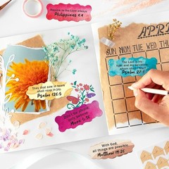 600 Bible Verse Stickers – Inspirational Christian Quotes for Journal & Gifts
