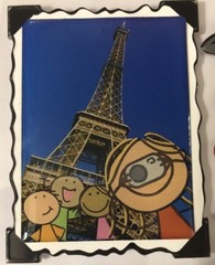 PARIS KIDS Dimensional Soft Spoken Stickers(8pc)MAMBI•France•Bon Jour*Notre Dame