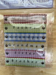Craft Essentials 3-D Ribbon Embellishments – – Relatives