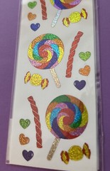 Mrs. Grossman’s Limited Edition Lollipops And More Stickers – 2 Sheets, NIP!