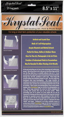 Krystal Seal ATC Art and Photo Bags – Archival Polyethylene Sealing Bags for Pai