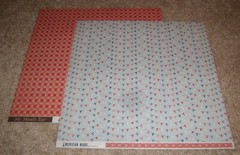 My Mind’s Eye 12×12 Scrapbook Paper Lot of 10 w/CutOuts ~ American Made Flag