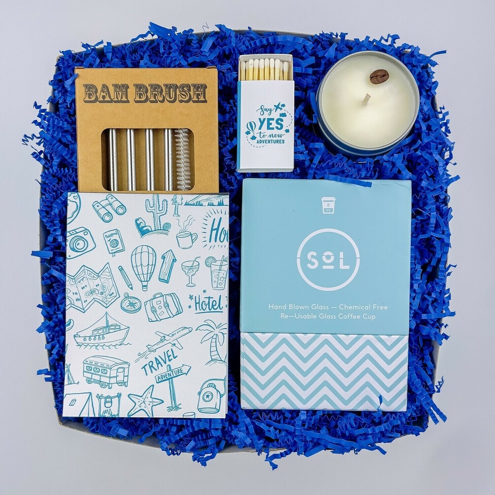 Adventure Gift Box Birthday Thank You congratulations Christmas Present