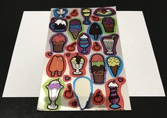Vintage 1983 Morgan Mark 1 Chrome Ice Cream Sticker Sheet – Missing 1 Sticker