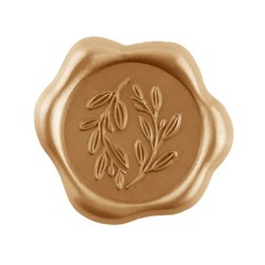30 Pcs Olive Branch Style Wax Seal Stickers Self-Adhesive Wedding Invitation