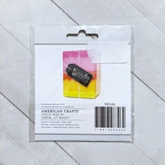 Black Chalkboard Paper Tags 8 American Crafts 1.5 x 2.75″ Gift Scrapbook