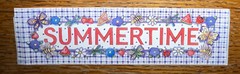RARE Frances Meyer Summertime Summer Time Border Title & Frame 8.5×11 & 12×12