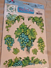 Tulip Rub-On Transfer “Grapes” For Wood Metal Tin Glass Paper Ceramic & More