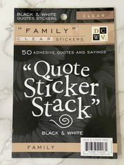 Lot of 2 Quote Sticker Stack Packs Family Girls Edition 50 Each Scrapbooking New
