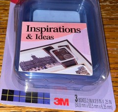 NEW 3M Scotch Keepsake Rectangle Display Box 3 Boxes (2″x2.5″x.25″)Photo Safe 3D