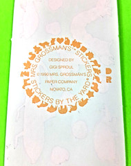 Vintage Mrs. Grossman’s Bugs Insects Sticker Sheet Lady Bugs Grasshoppers Beetle