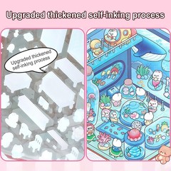 Miniature Scene 3D Sticker Collection DIY House Sticker Make Your Own Store/Room