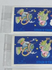 3 Vintage 1984 Hallmark Stick-r-treats Sticker Treats Space Ship outer space