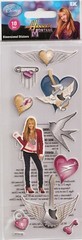 Licensed Hannah Montana Heart Wings Guitar 3D stickers! 74705 Fast, FREE ship!