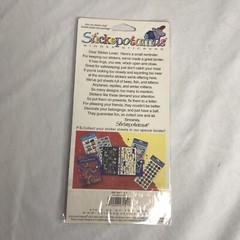 Vintage Stickopotamus Confetti Binder Stickers SPMT17 Birthday Party Ribbons New