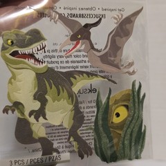 Dinosaur Scrapbook Crafts Sticker Lot -Jolee’s Boutique Paper House- Lot of 4