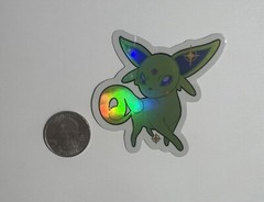 Espeon Shiny Holographic Pokémon Sticker