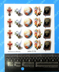 Religious Christian Sticker Sheet