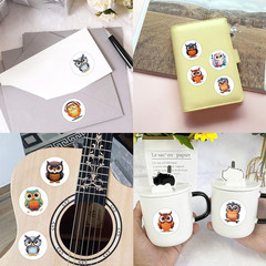 500 Pcs Colourful Owl Roll Stickers for Kids, Teachers, and Goodie Bags