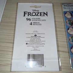Lot of 3 Frozen Stickers Kids Disney Round Elsa Anna Olaf Kid 16 Sheets 288 ct