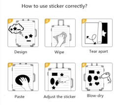 Dog Stickers Puppy & Paw Skateboard Vinyl Laptop Luggage Decal Animals 50pcs