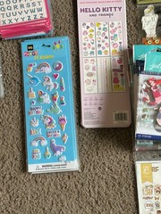 400+ HUGE Sticker Lot Scrapbook Lots Of Different Brands & Subjects