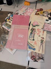 Baby Girl Scrapbooking Embellishments Lot Stickers Paper Crafts Mixed Media
