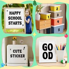 Letter Stickers Large Bulletin Board Letters for Classroom, 20 Sheets 250 Pcs Al