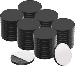 60 pcs Small Round Magnetic Stickers with Adhesive Backing for Crafts & Office