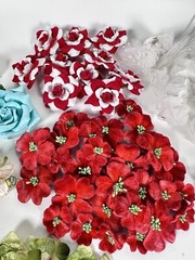 Lot of Loose Artificial Flowers Various Crafting, Card Making, Sewing, Scrapbook