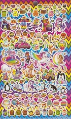 Lisa Frank Sticker Book 600 Stickers ~ Qty 1