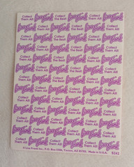 Vintage 90’s Lisa Frank Sticker Lot 4 S363 278 210 242 White Tiger Monkeys