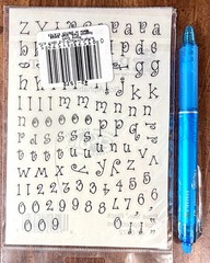 4 pkgs Letters Stickers Scrapbooking Journal Card Making Provo Craft